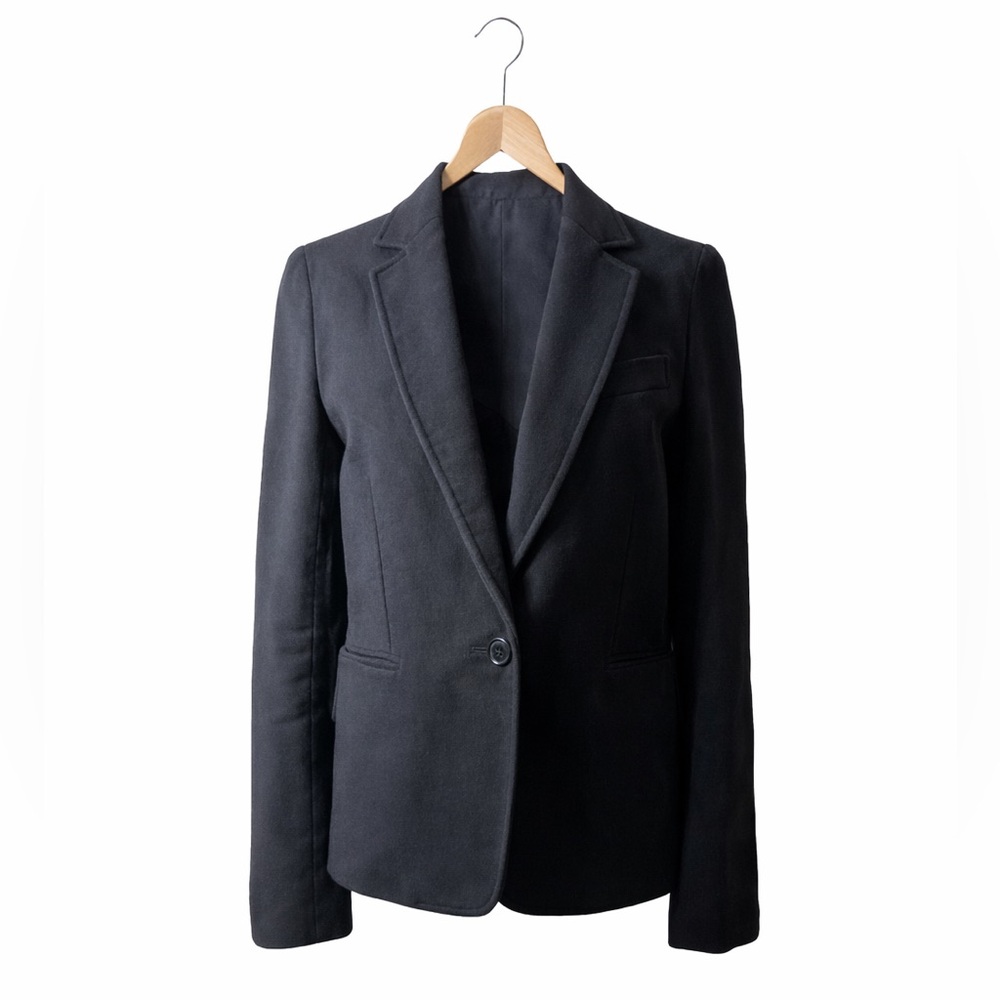 Marc Jacobs Dark Navy Blazer Jacket Size 6 Tailored Classic Workwear Chic